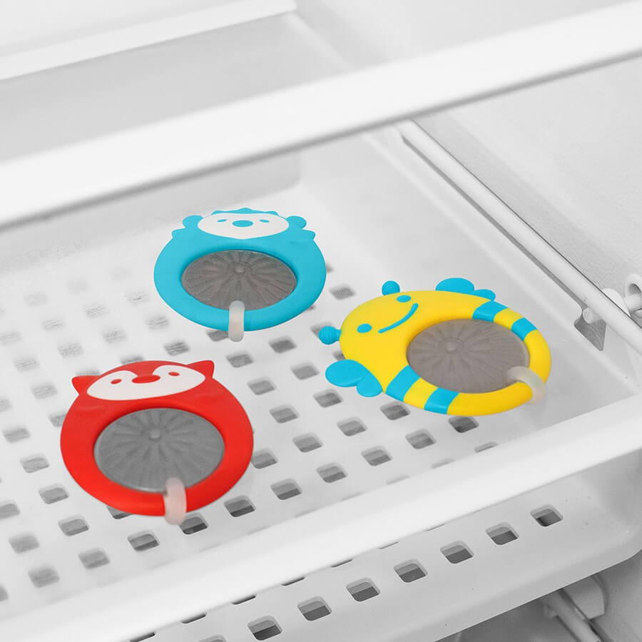 E&M Stay Cool Teether & Rattle - Fox