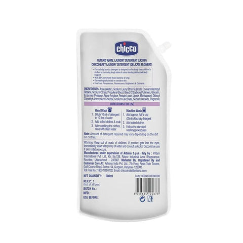Chicco Baby Laundry Detergent Delicate Flowers 500ML