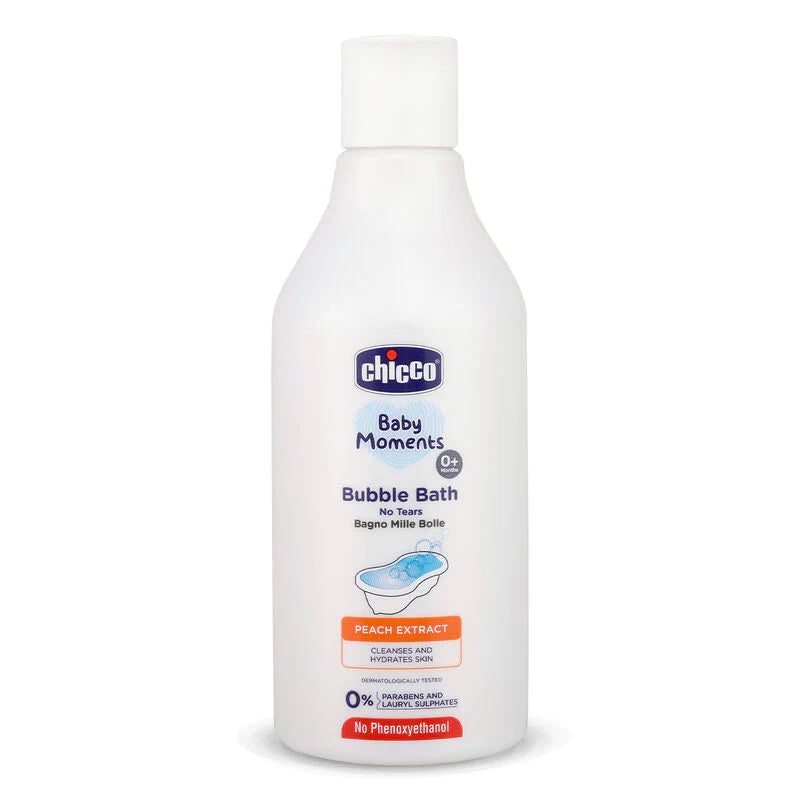 Chicco Bubble Bath with Peach Extracts 300ML 0M+