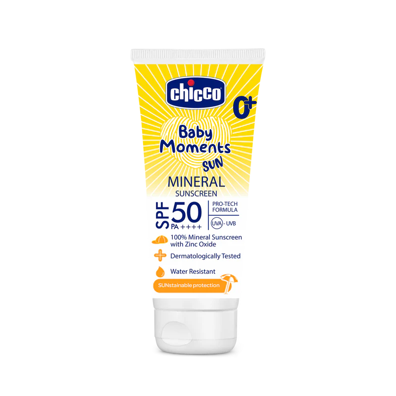 Chicco Baby Moments Mineral Sun Cream SPF 50 75g 0M+