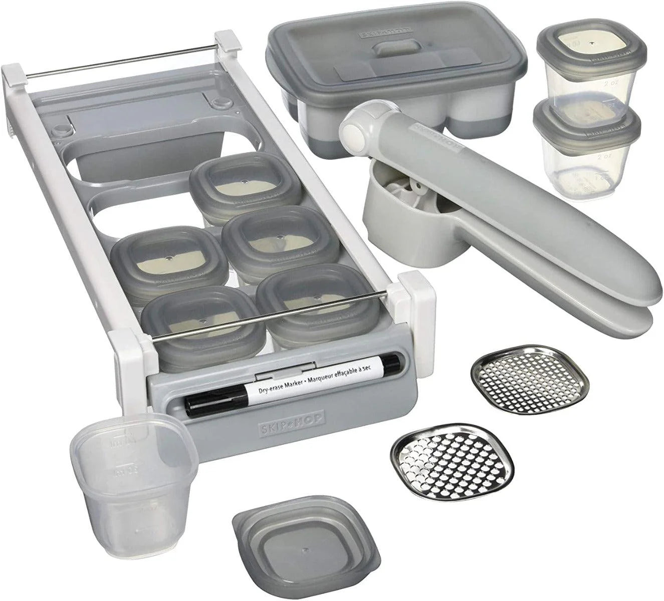 Weaning Accessory Easy-Prep Store And Starter Set Grey 3 To 36 Months