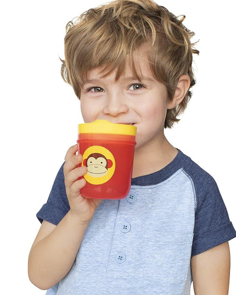 Zoo Tumbler Cup-Removable Flip Top Lids- Monkey-Dog