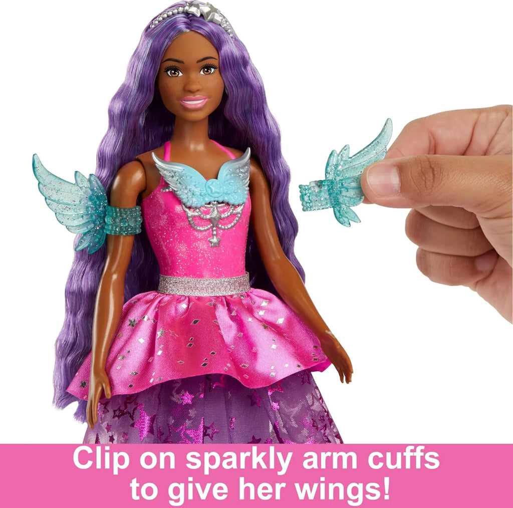 Barbie 7-Inch Long Hair Brooklyn Doll With 2 Fantasy Pets & Dress, From A Touch Of Magic