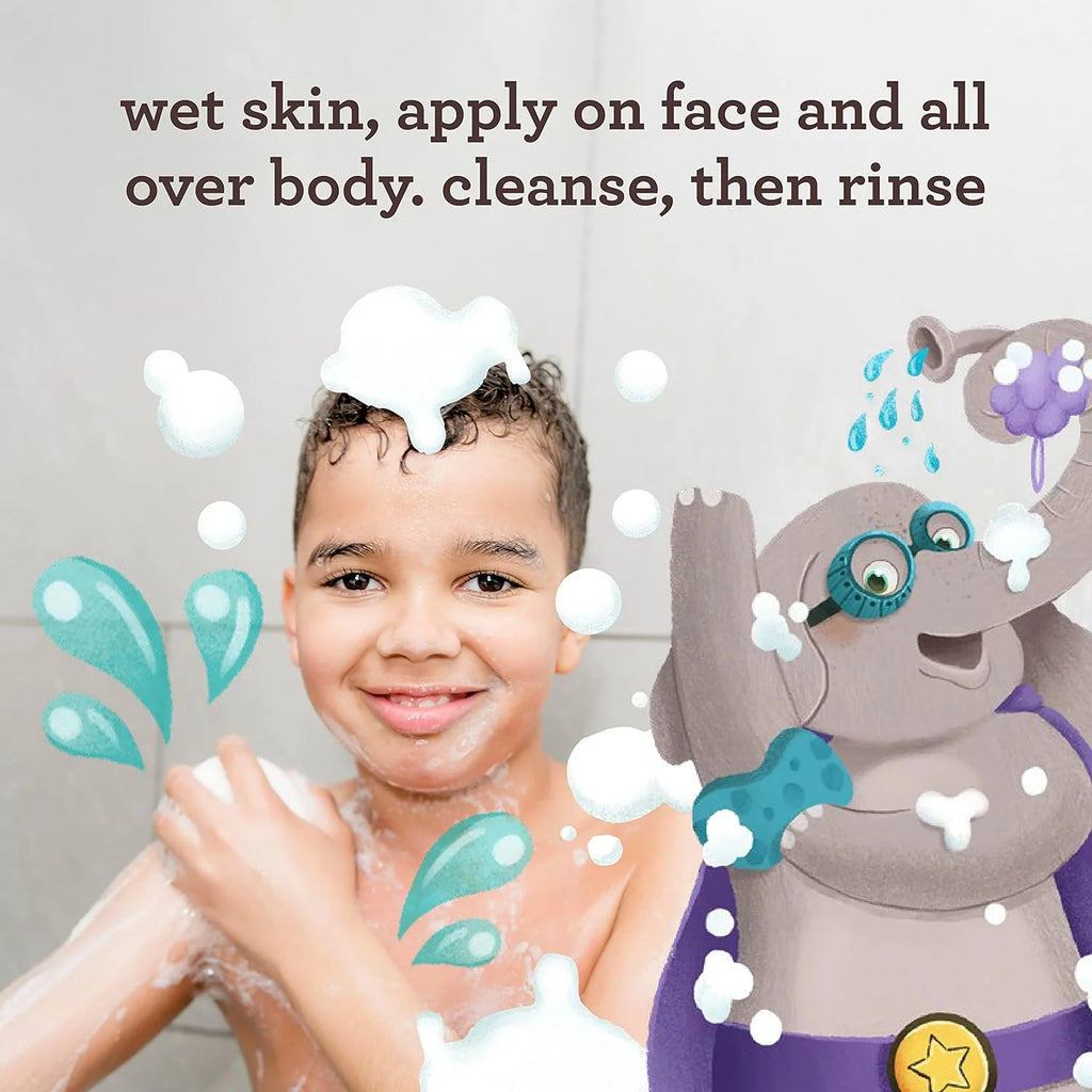 Kids Sensitive Skin Face & Body Wash With Oat Extract - 532Ml