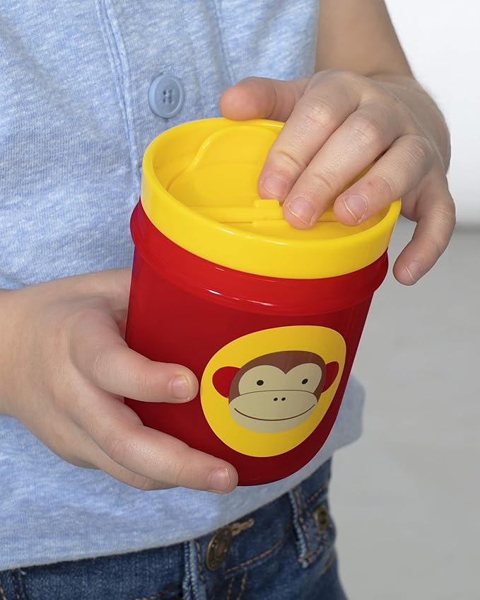 Zoo Tumbler Cup-Removable Flip Top Lids- Monkey-Dog