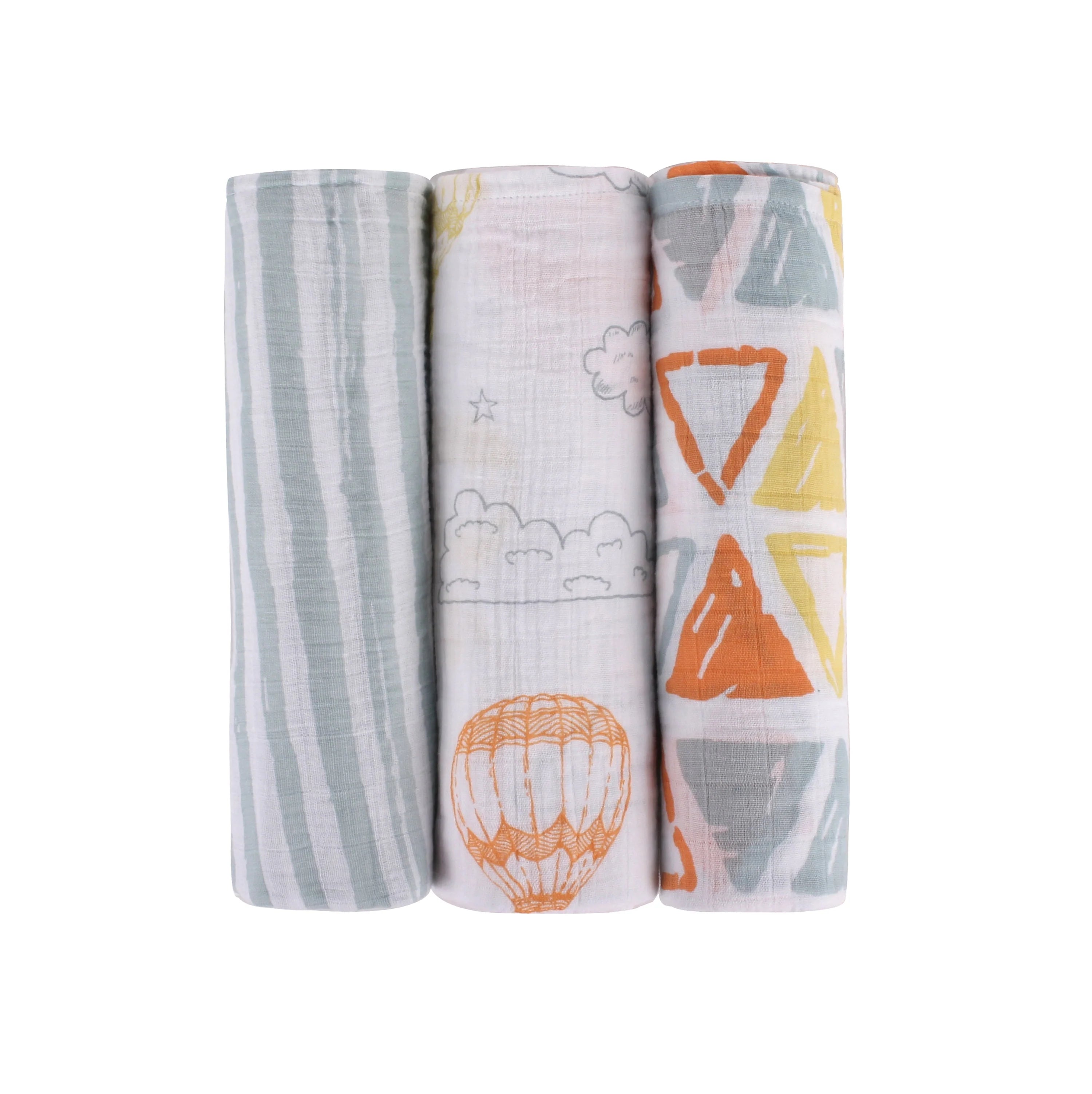Abracadabra Swaddles (Set Of 3) - Hot Air Balloon