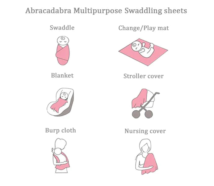 Abracadabra Swaddles (Set Of 3) - Hot Air Balloon