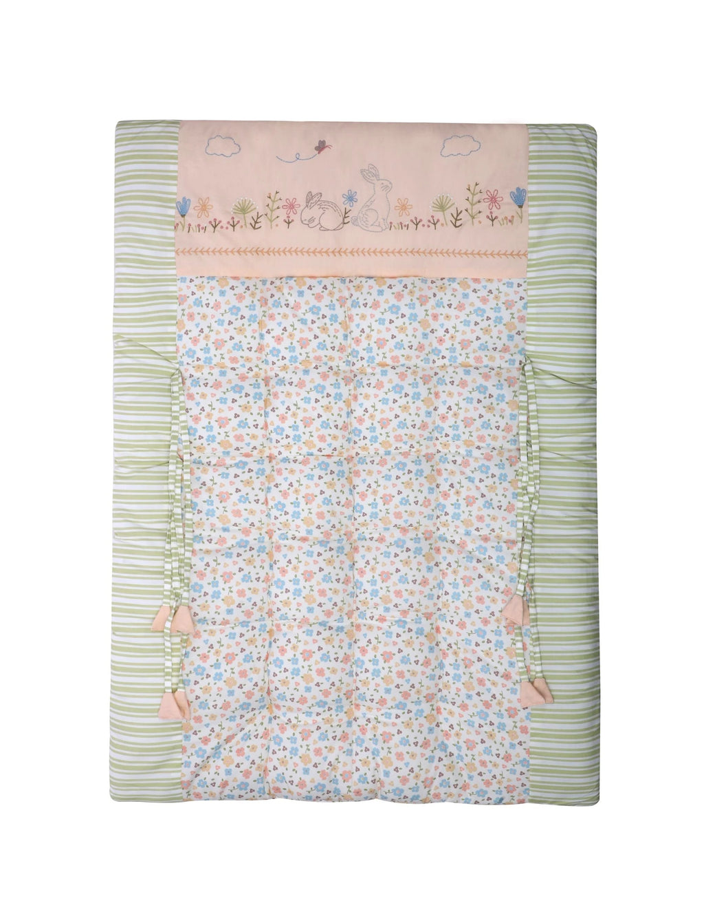 Abracadabra Gadda Set With Two Bolsters - Bunny Garden