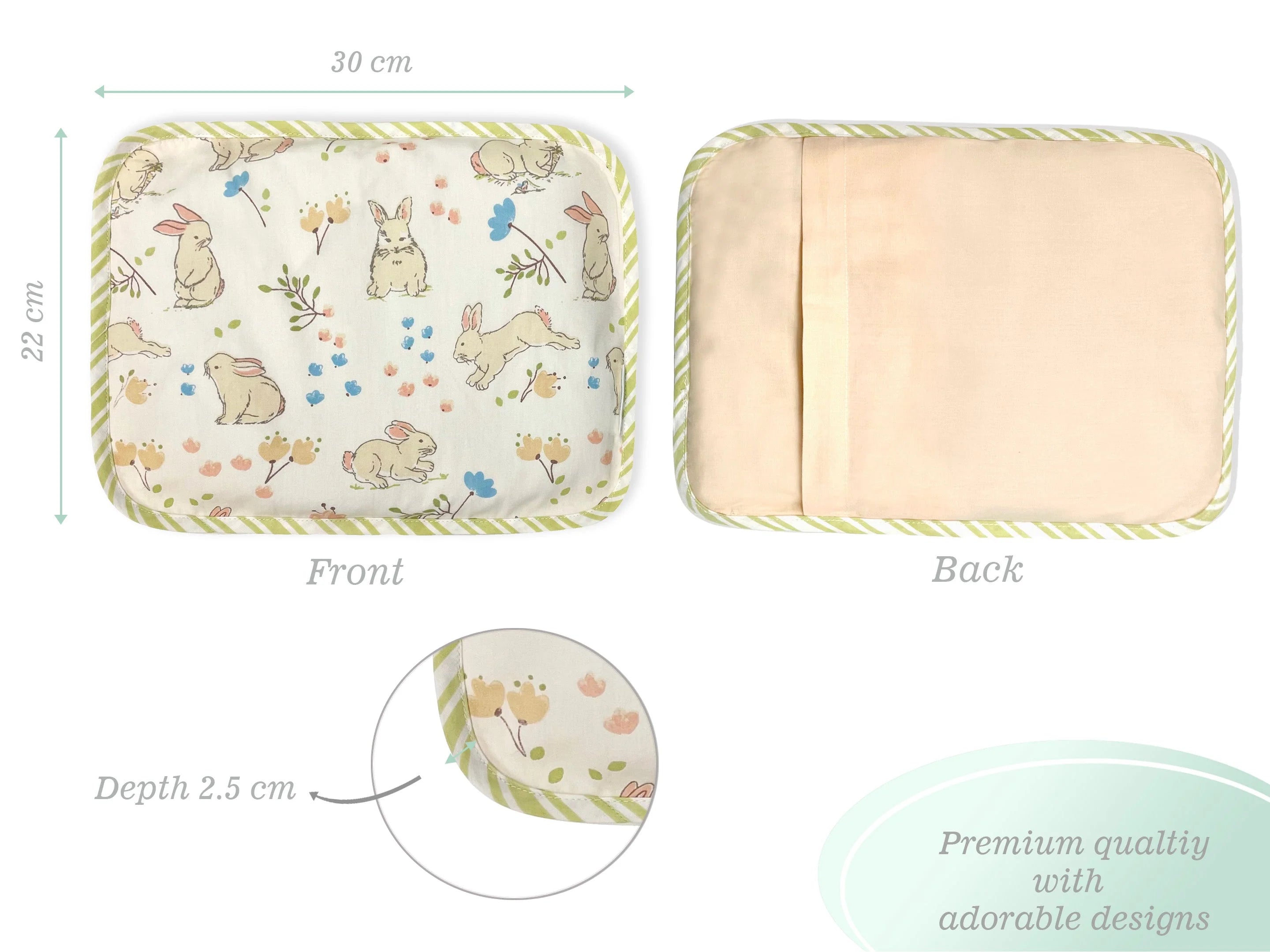 Abracadabra Rai Pillow - Bunny Garden