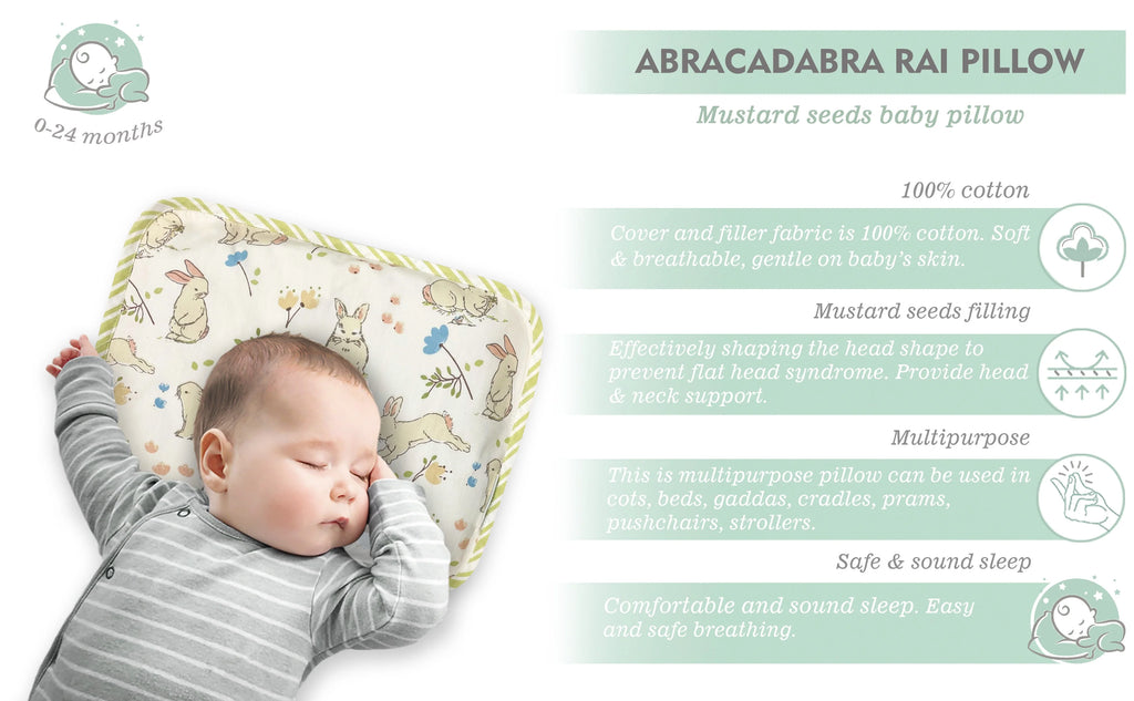 Abracadabra Rai Pillow - Bunny Garden