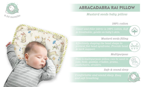 Abracadabra Rai Pillow - Bunny Garden