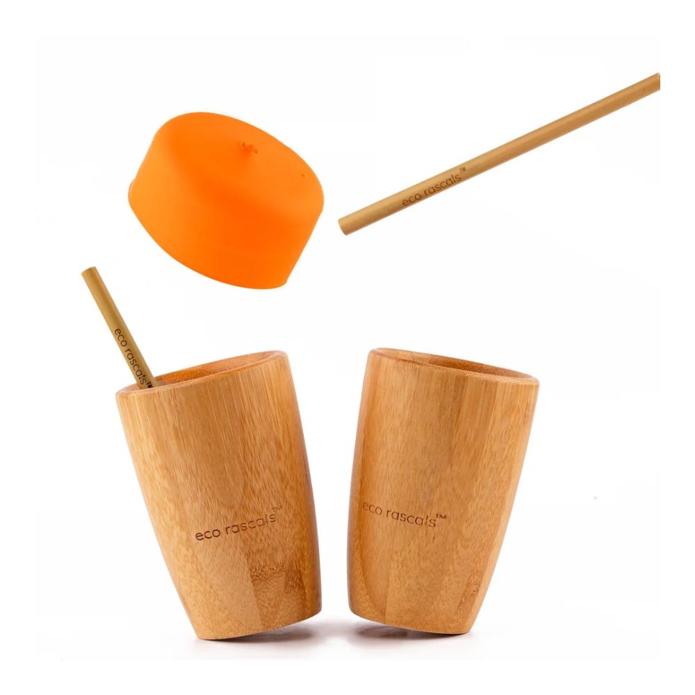 Bamboo Big Cup - 210 ml -Orange
