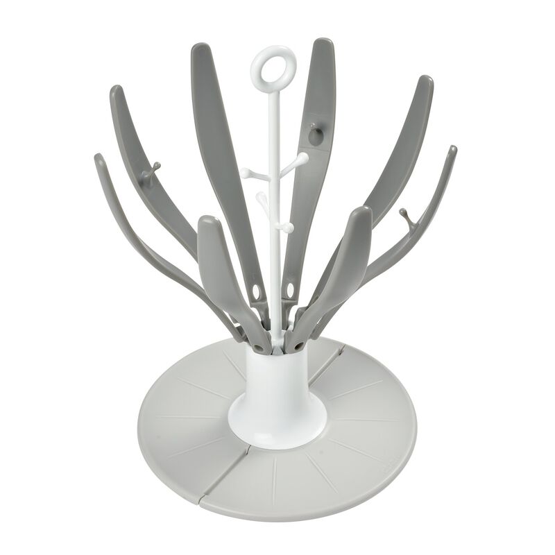 Flower Foldable Drying Rack - Grey