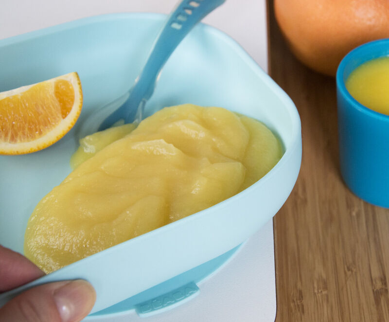 Silicone Suction Plate - Light Blue