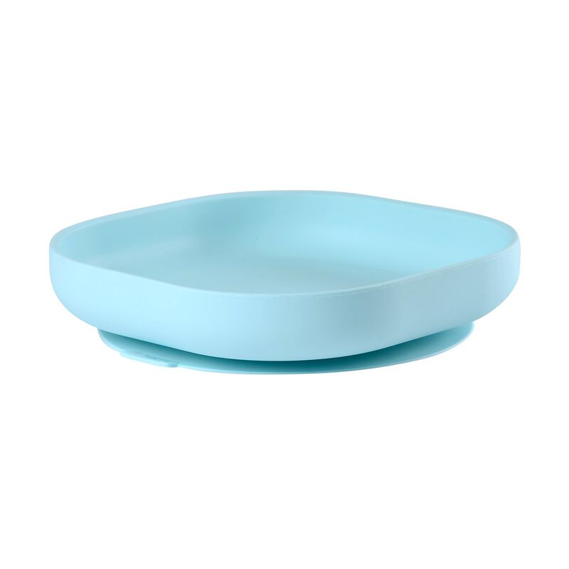 Silicone Suction Plate - Light Blue