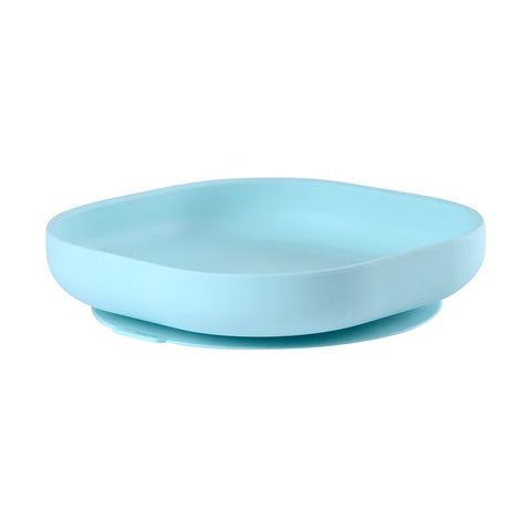 Silicone Suction Plate - Light Blue