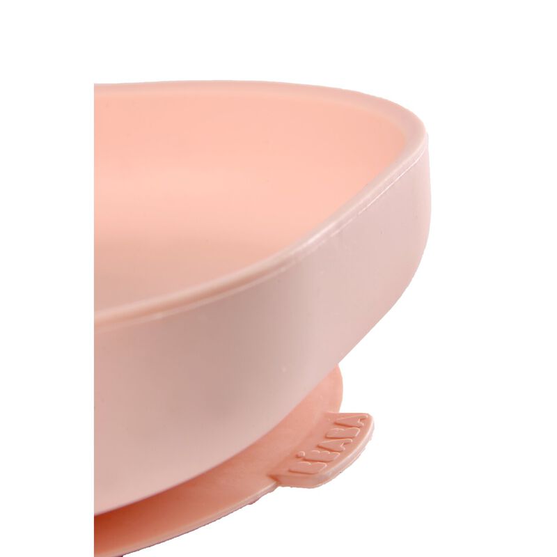 Silicone Suction Plate - Light Pink