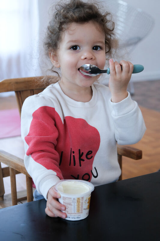 3-Piece Stainless Steel Baby Feeding Set - Airy green