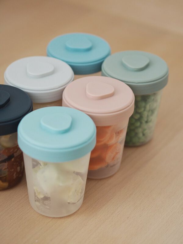 Toddler Food Storage Set  6 Clip Portions ( 6x250 ml)