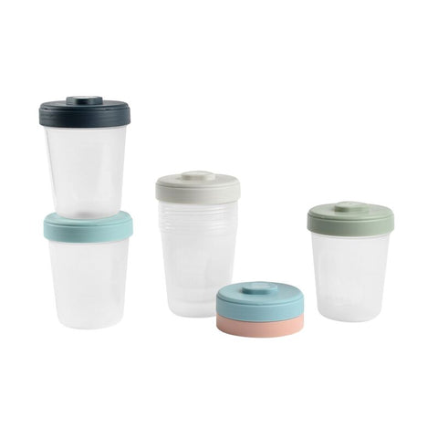 Toddler Food Storage Set  6 Clip Portions ( 6x250 ml)