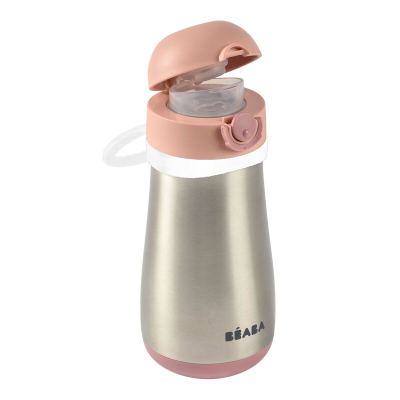 Stainless Steel Bottle - 350 Ml Vintage Pink