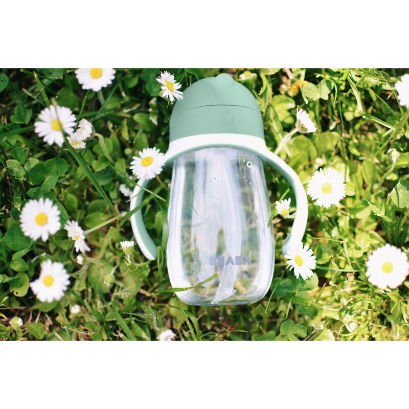 Straw Cup 300ml - Sage Green