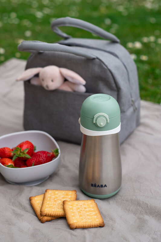 Stainless steel bottle 350 ml - Sage Green