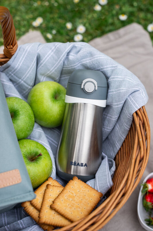 Stainless steel bottle 350 ml - Mineral Grey