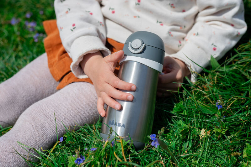 Stainless steel bottle 350 ml - Mineral Grey