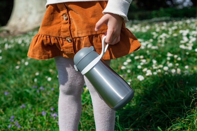 Stainless steel bottle 350 ml - Mineral Grey