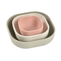 Silicone 3 piece nesting bowl set -Velvet Grey