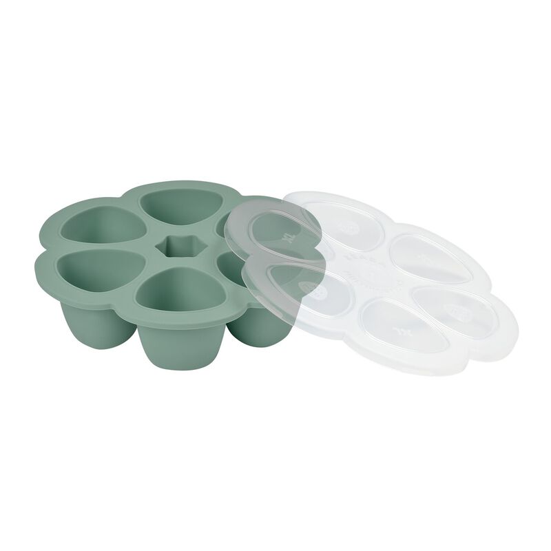 Silicone Multi-Portion Trays 6*5 oz. - Sage Green