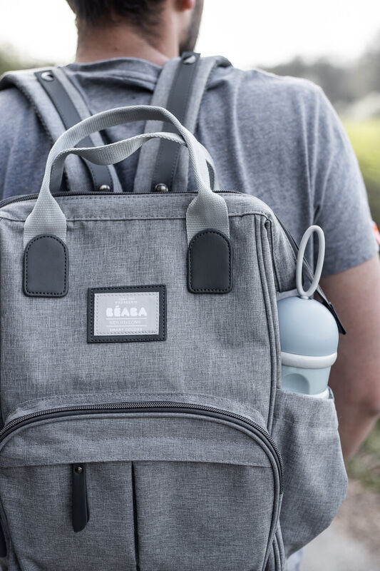 Wellington Diaper Bag - Heather Grey