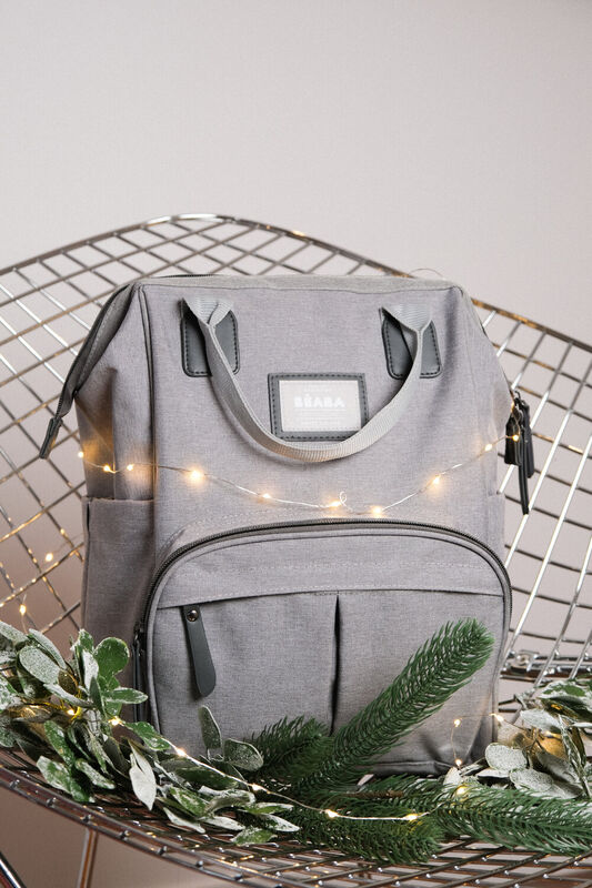 Wellington Diaper Bag - Heather Grey