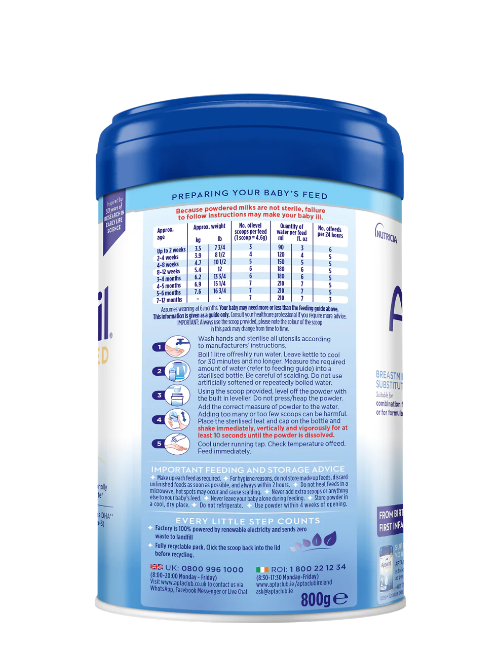 Advanced First Infant Milk Stage 1 800g