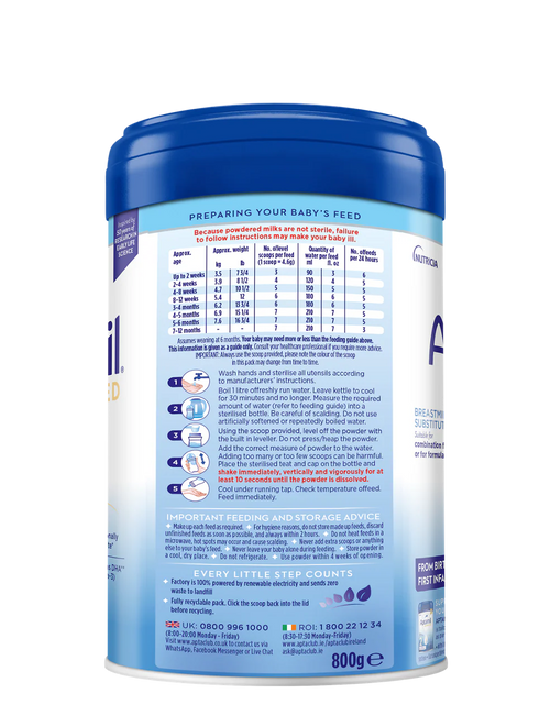 Advanced First Infant Milk Stage 1 800g