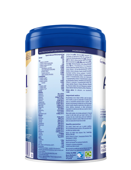 Advanced Follow On Milk 800g, 6-12Months