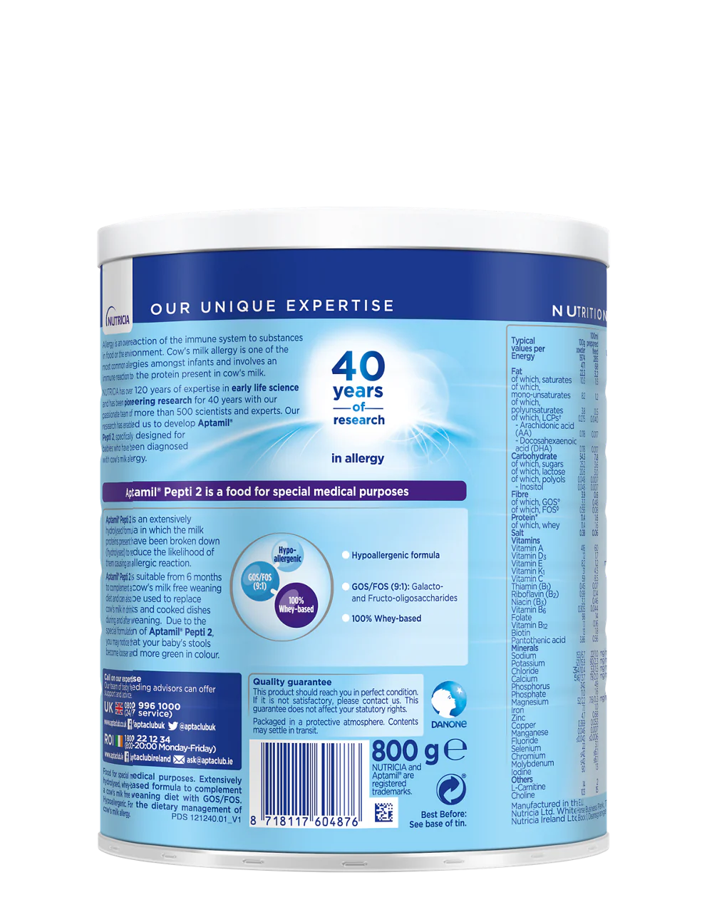 Pepti 2 400g Tin Extensively Hydrolysed Formula