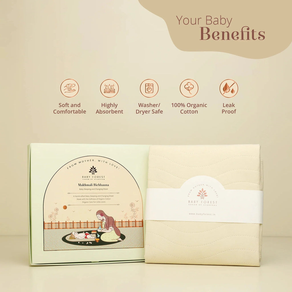 Makhmali Bichhauna Baby Sleeping And Changing Sheet