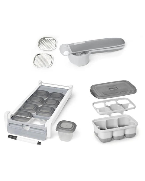 Weaning Accessory Easy-Prep Store And Starter Set Grey 3 To 36 Months