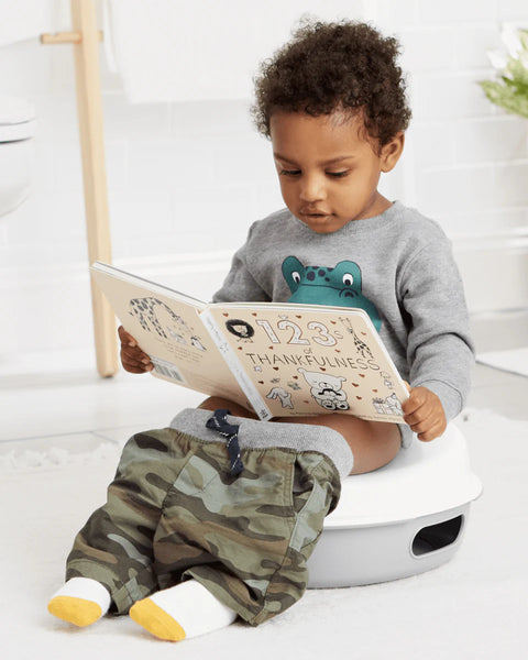 Potty Training Go Time 3in1 Potty -White & Grey