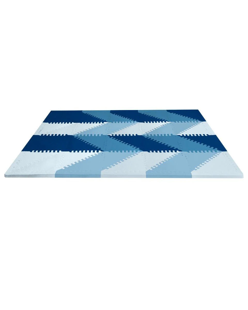 Playspot Geo Playgym & Mats Blue-Ombre - Playmats For Ages 0-2 Years