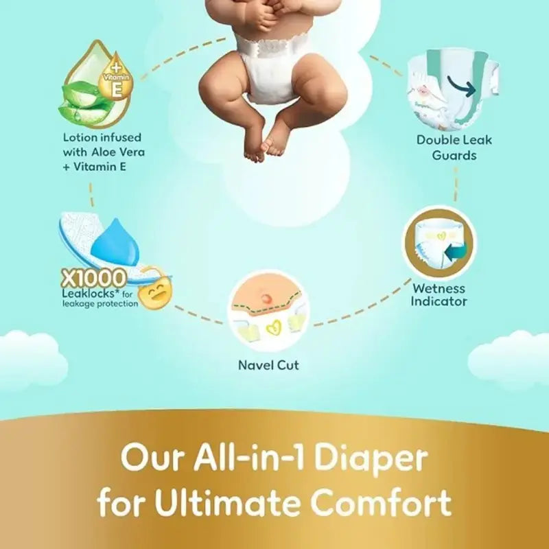 Ultimate Comfort Size 3 6-10kg 62 Diapers