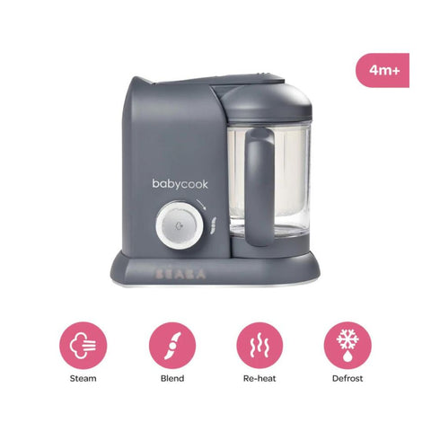 Babycook Solo 4 In 1 Food Processor - Dark Grey