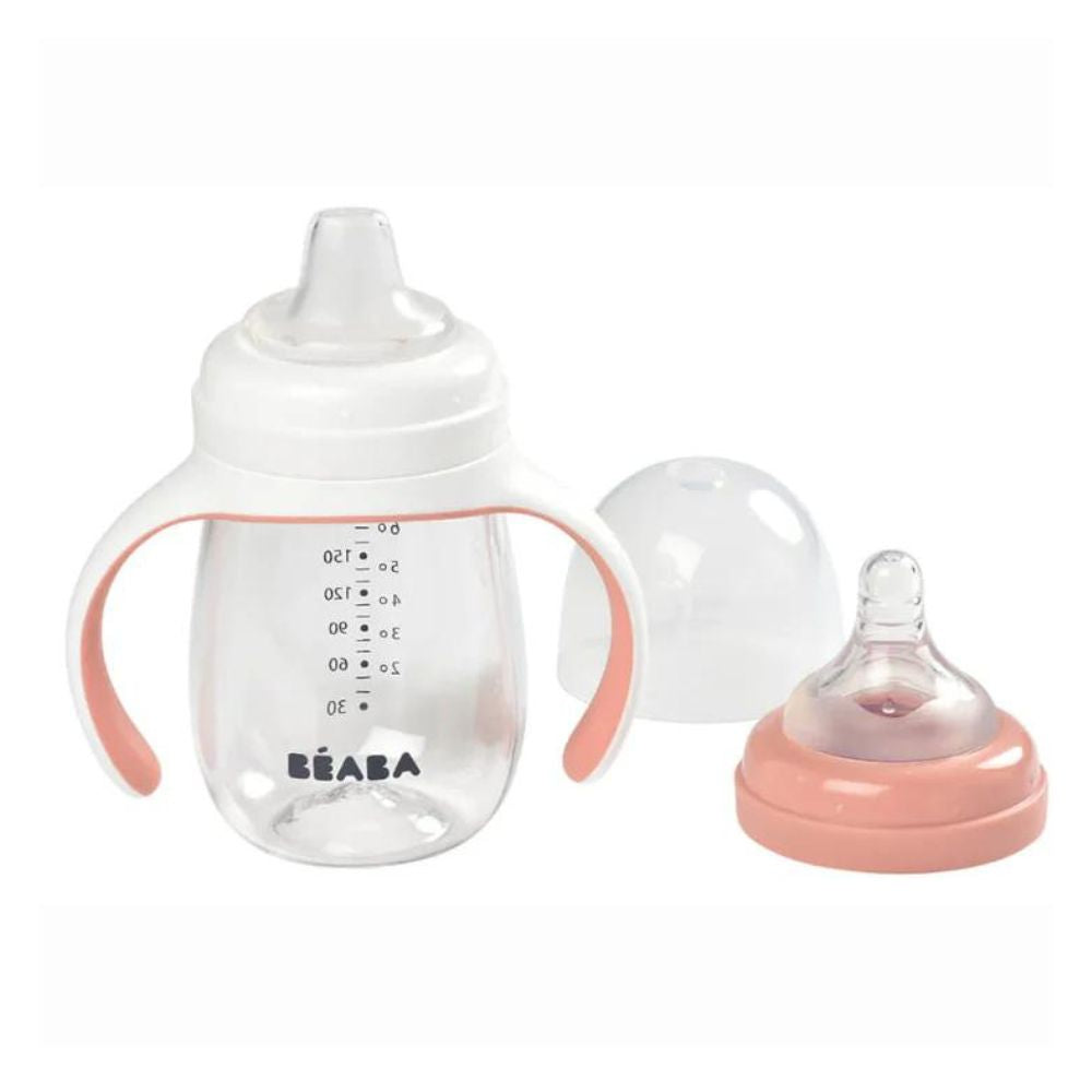 2 in 1 Learning Cup Vintage Pink - 210 ml