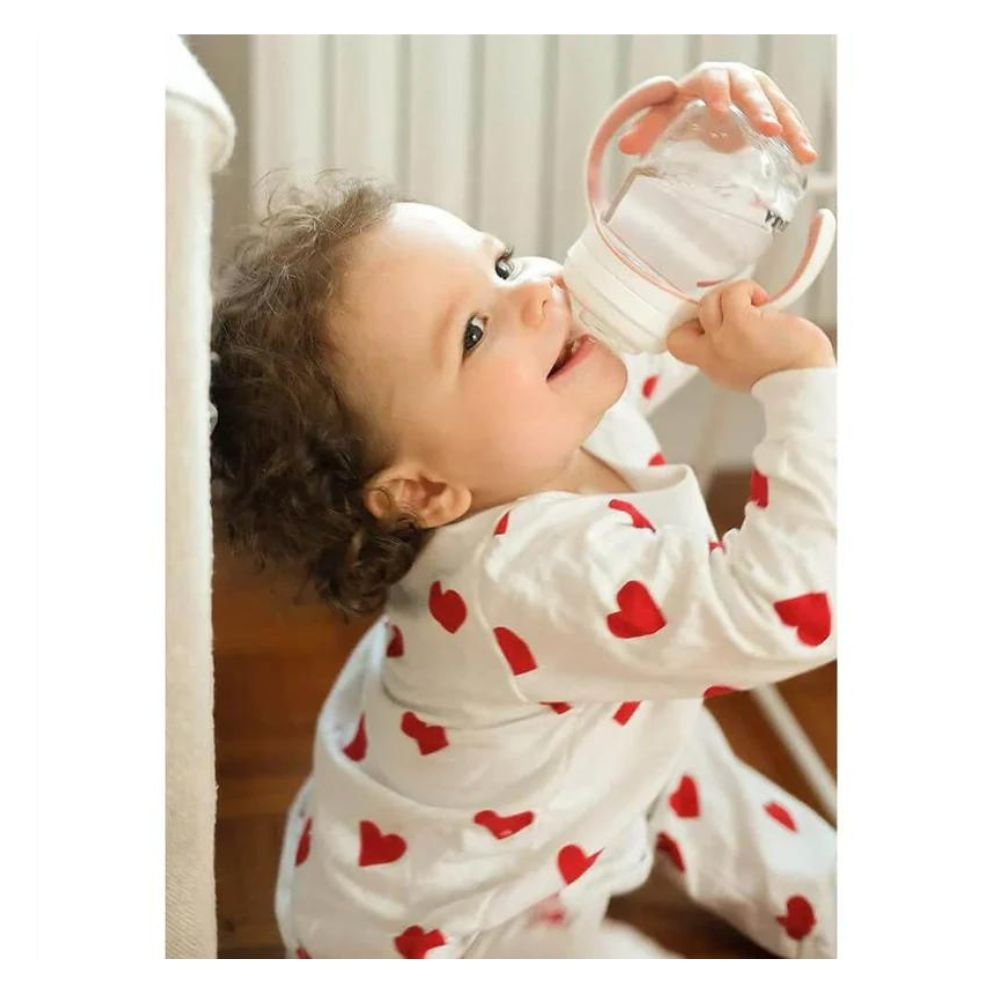 2 in 1 Learning Cup Vintage Pink - 210 ml