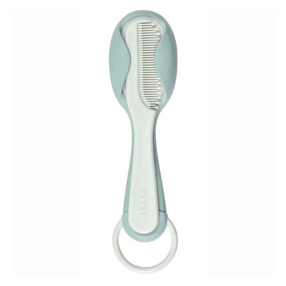 Baby Brush and Comb Set - Green Blue