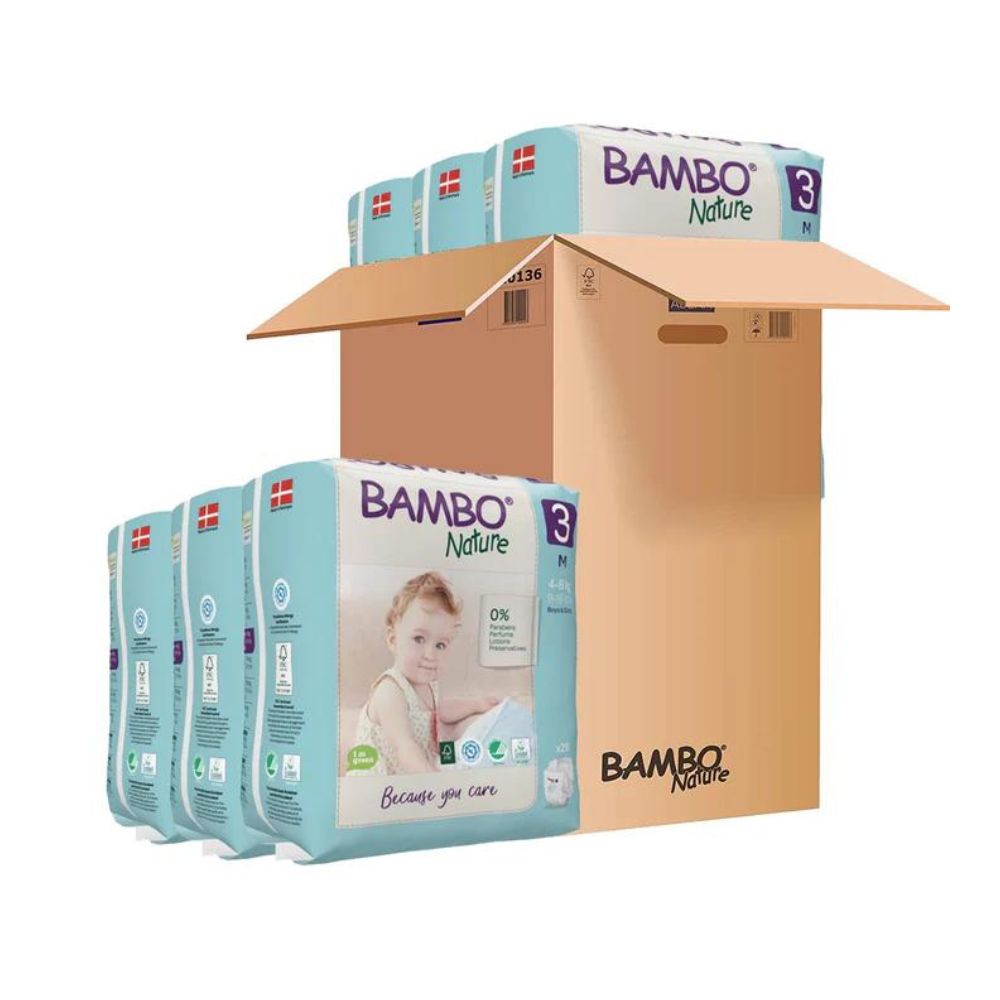 Skin Friendly Tape Diapers - Monthly Box - Size 3