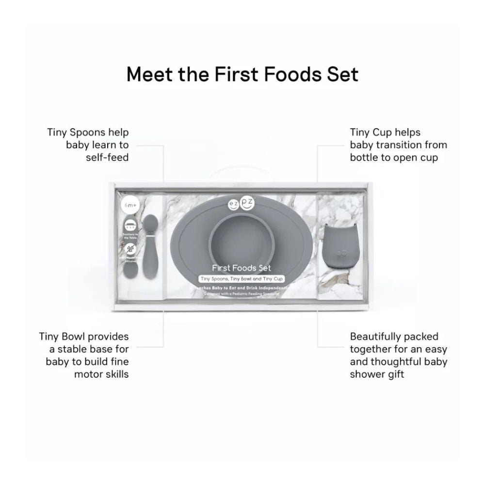 First Foods Set - Grey