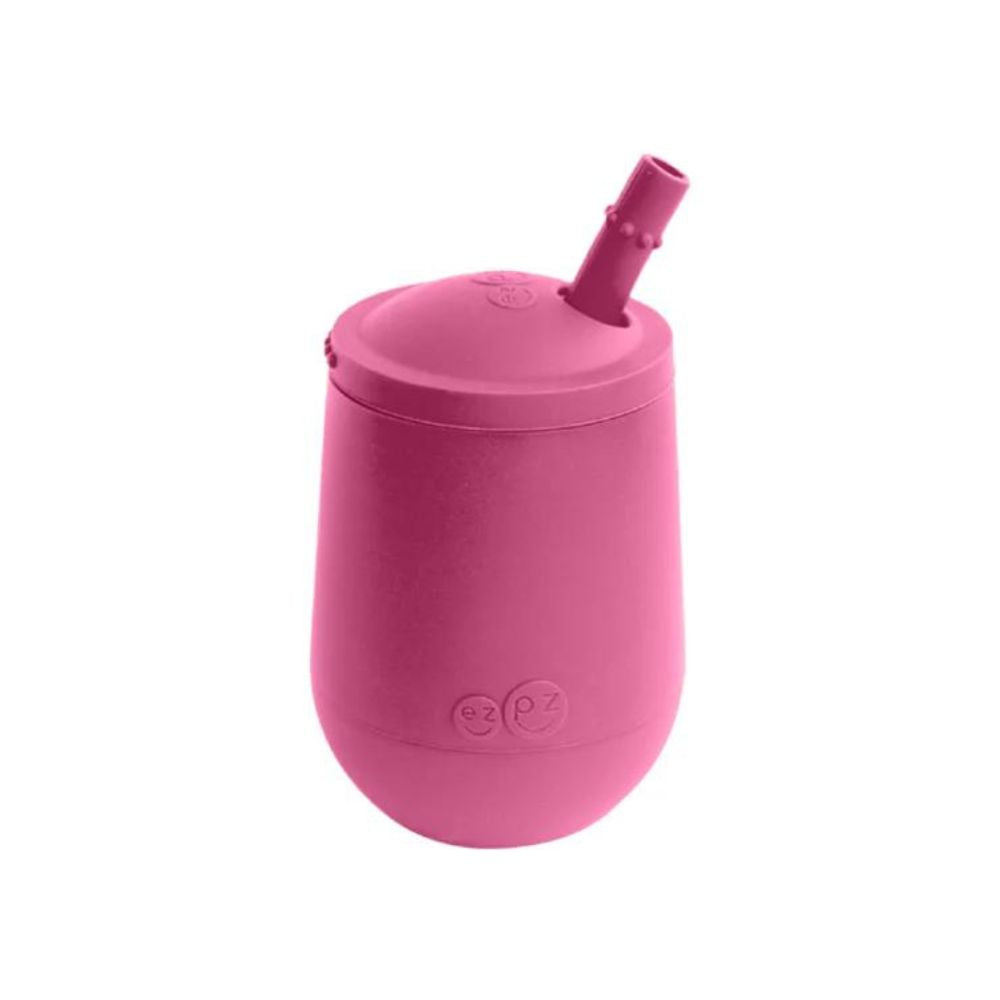 Mini Cup + Straw Training System for Toddlers - Pink